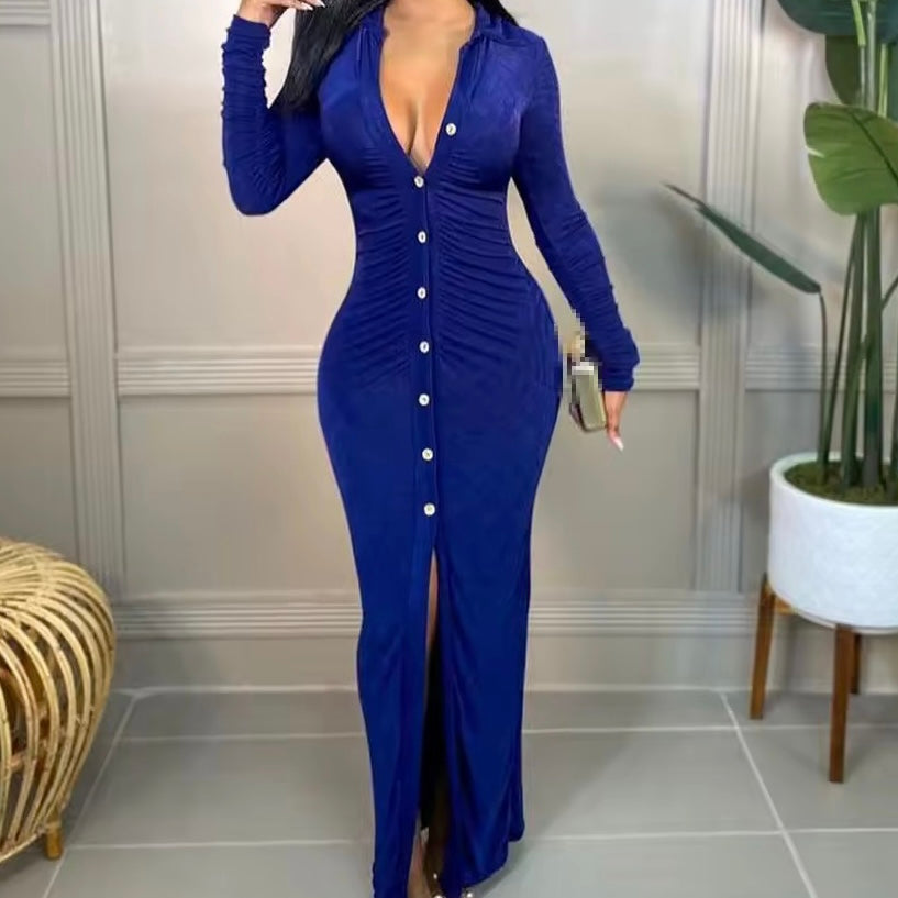 Penelope Soft Velvet Bodycon Maxi Dress