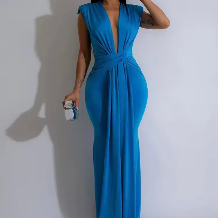 Valeria Maxi Bodycon Evening Dress