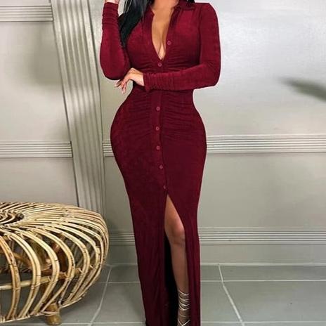 Penelope Soft Velvet Bodycon Maxi Dress
