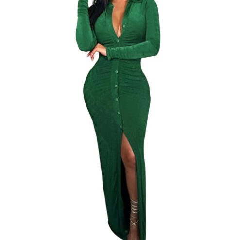 Penelope Soft Velvet Bodycon Maxi Dress