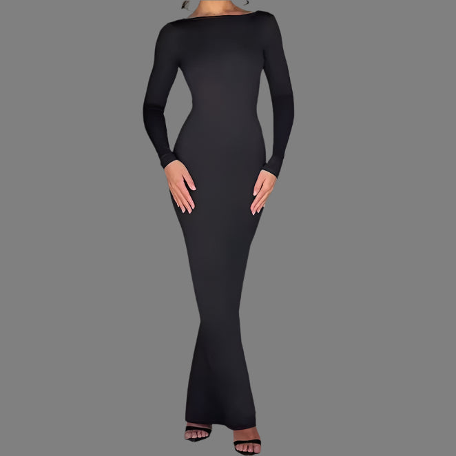 Lainey Bodycon Backless Maxi Dress