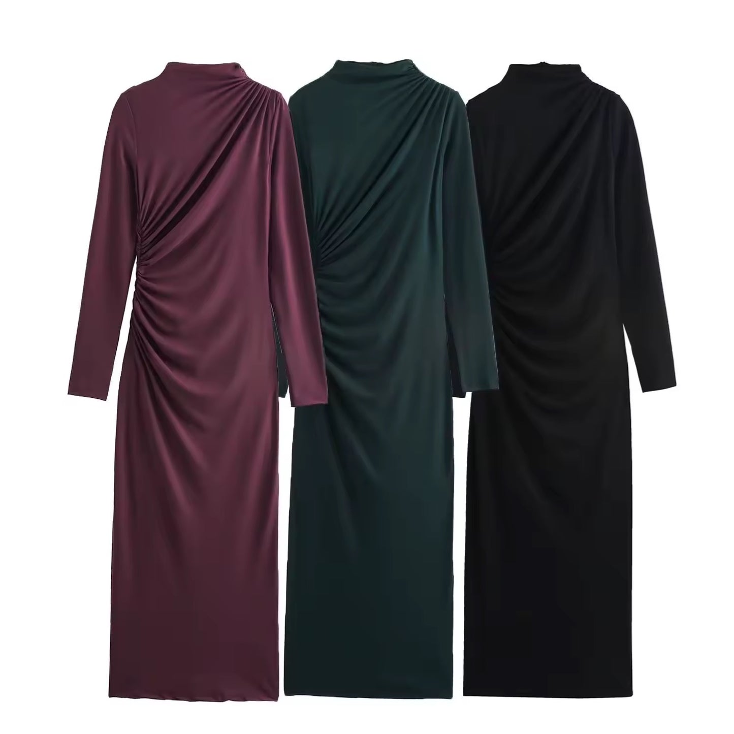 Livia Long Sleeved Bodycon Midaxi Dress