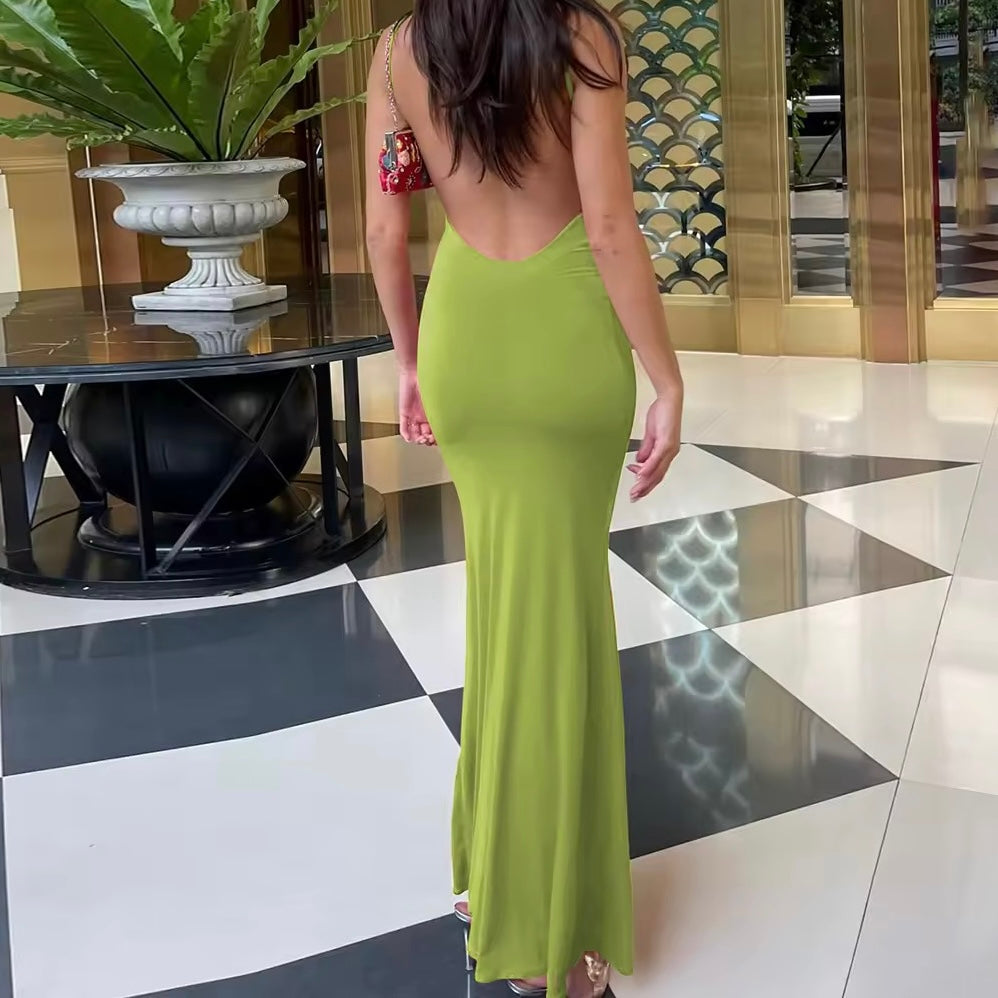 Clara Backless Bodycon Maxi Dress
