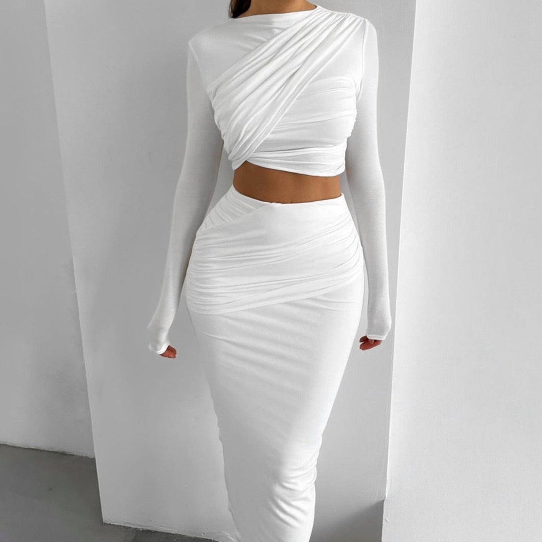 Esme Bodycon Skirt, Top 2 Piece Set