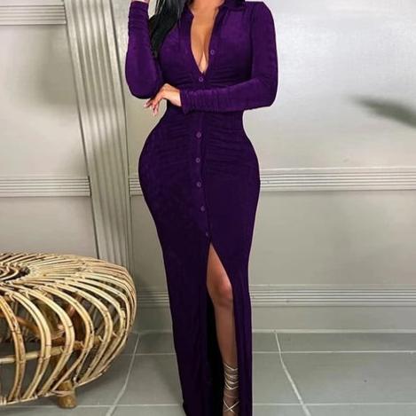 Penelope Soft Velvet Bodycon Maxi Dress