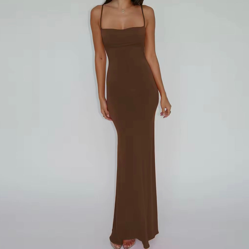 Clara Backless Bodycon Maxi Dress