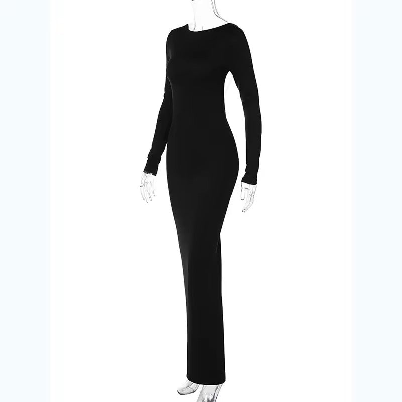 Lainey Bodycon Backless Maxi Dress