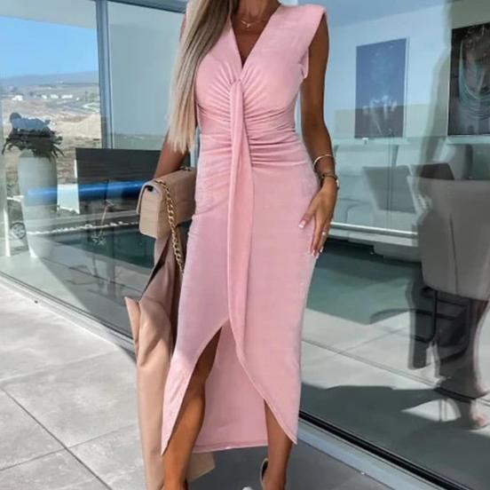Hazel Slinky Bodycon Midi Dress