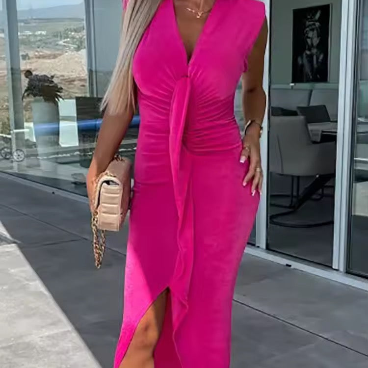 Hazel Slinky Bodycon Midi Dress