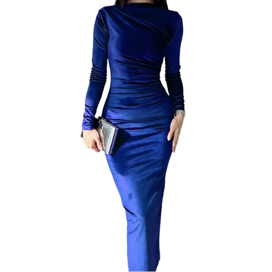 Blakely Velvet Bodycon Midi Dress