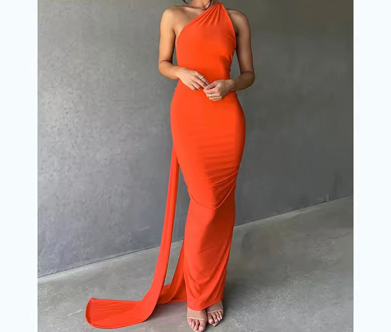 Freya Elegant Maxi Bodycon Backless Dress