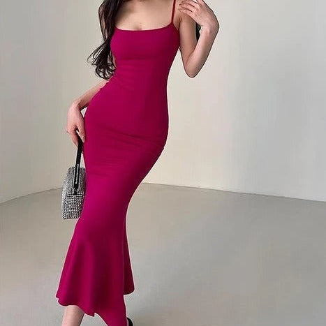 Courtney Fishtail Bodycon Maxi Dress