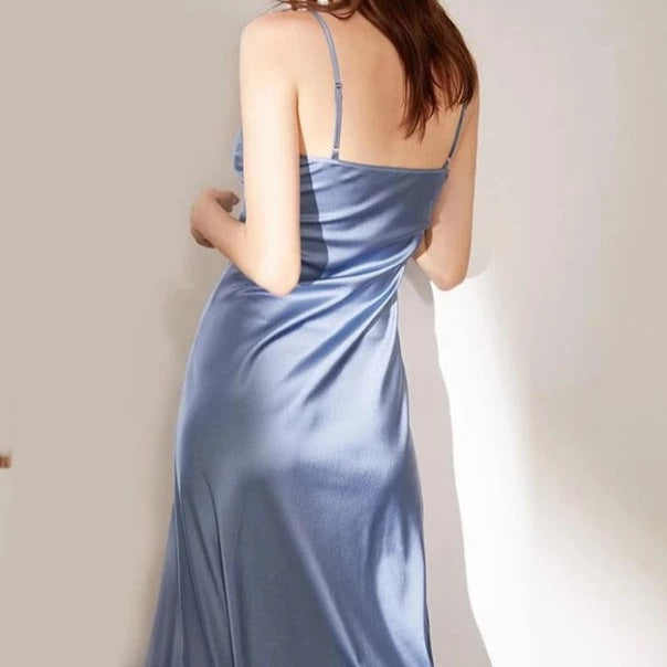 Khloe Midi Satin Dress
