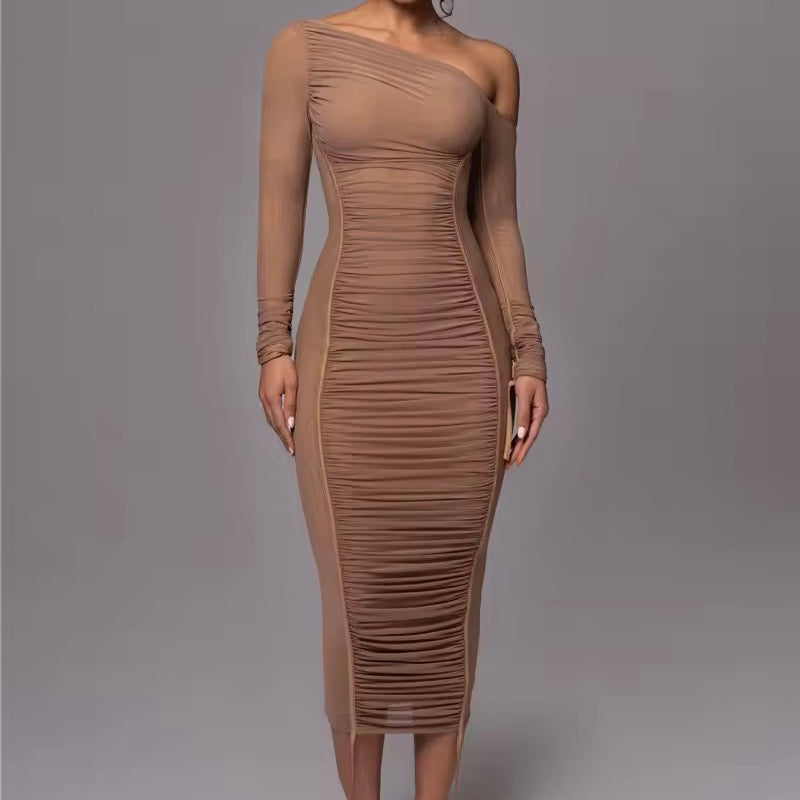 Madison Mesh Bodycon Midi Dress