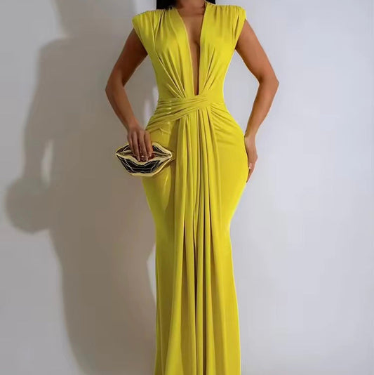 Valeria Maxi Bodycon Evening Dress