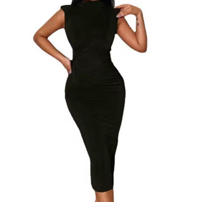 Arabella Slinky Bodycon Midi Dress