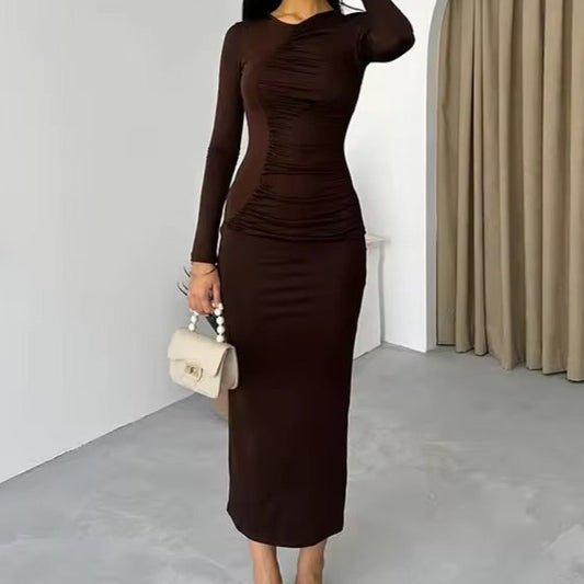 Delilah Elegant Bodycon Midi Dress