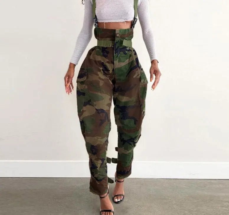 Alexandria Chic Camo Trousers - House Of Reese