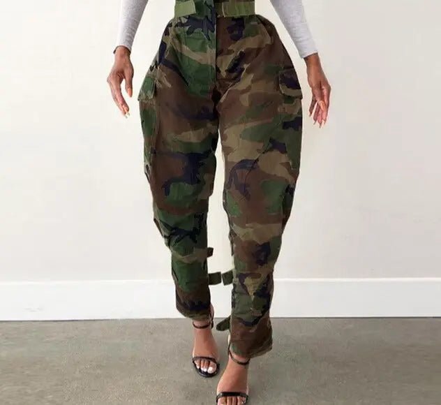 Alexandria Chic Camo Trousers - House Of Reese