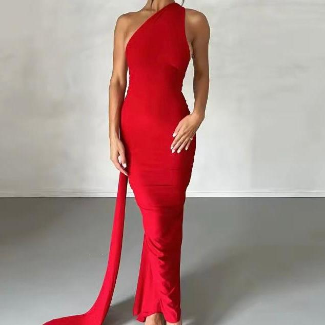 Freya Elegant Maxi Bodycon Backless Dress