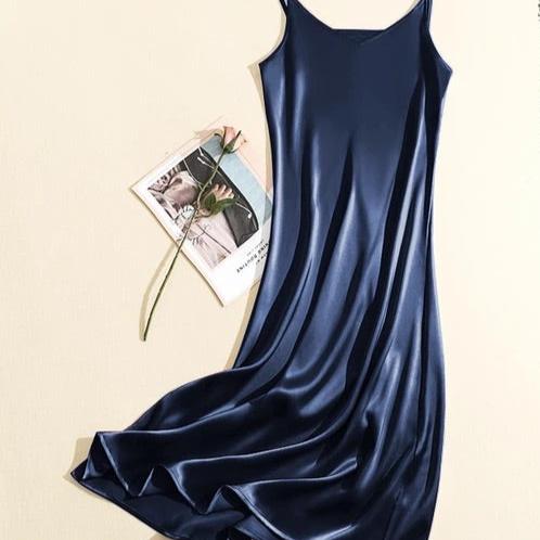 Khloe Midi Satin Dress