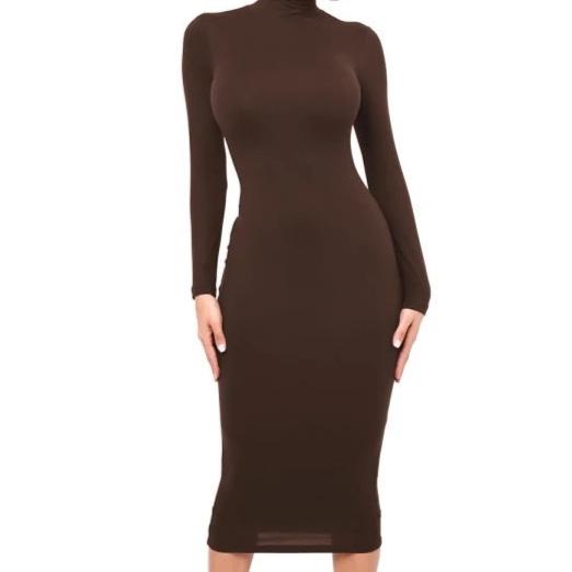 Laurel Long Sleeved Bodycon Midi Dress