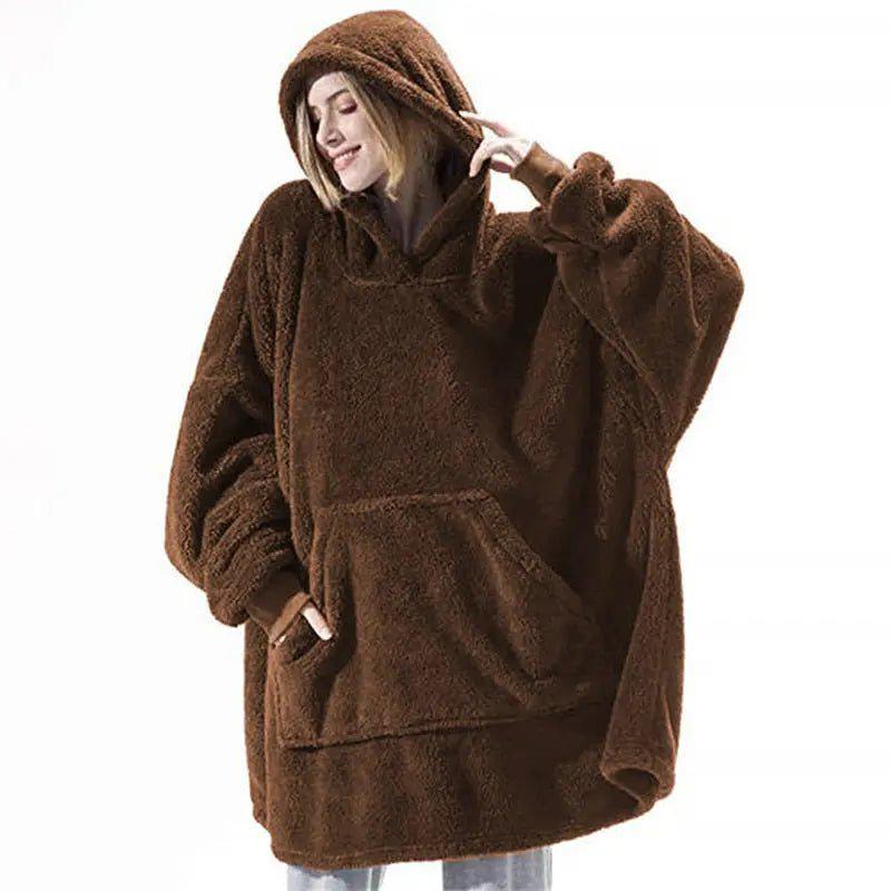 Chloe Oversized Blanket Winter Hoodie - House Of Reese