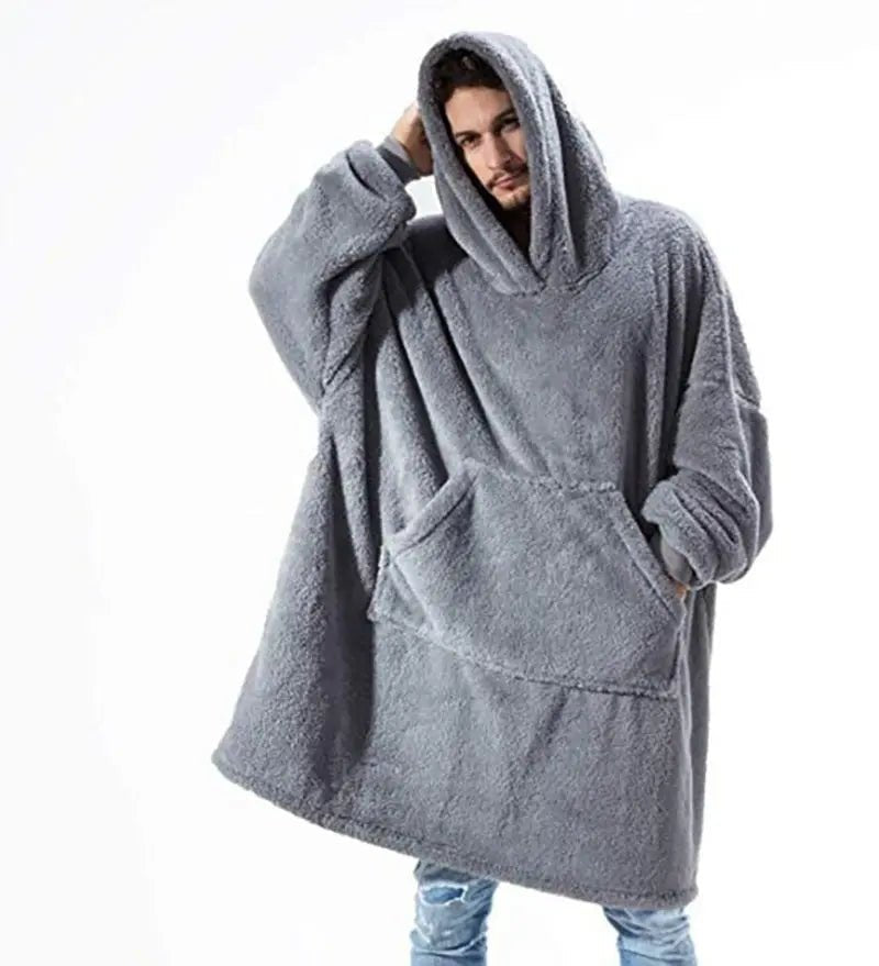 Chloe Oversized Blanket Winter Hoodie - House Of Reese