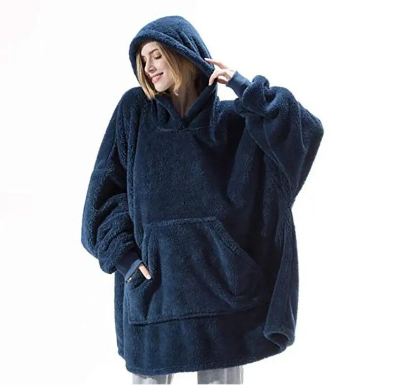 Chloe Oversized Blanket Winter Hoodie - House Of Reese