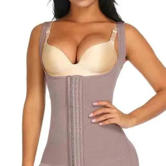 Clare Full Body Shaper With Hooks - House Of Reese