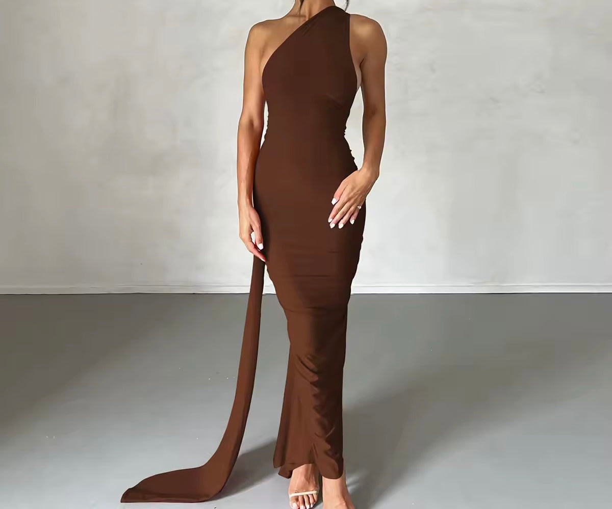 Freya Elegant Maxi Bodycon Backless Dress