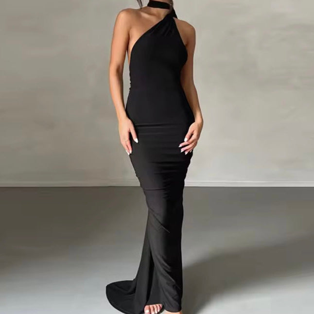 Freya Elegant Maxi Bodycon Backless Dress