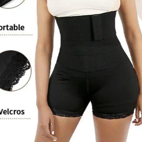 Kelly 2-In-1 Tummy, Bum & Hips Shaping Shorts With Wrap Belt - House Of Reese