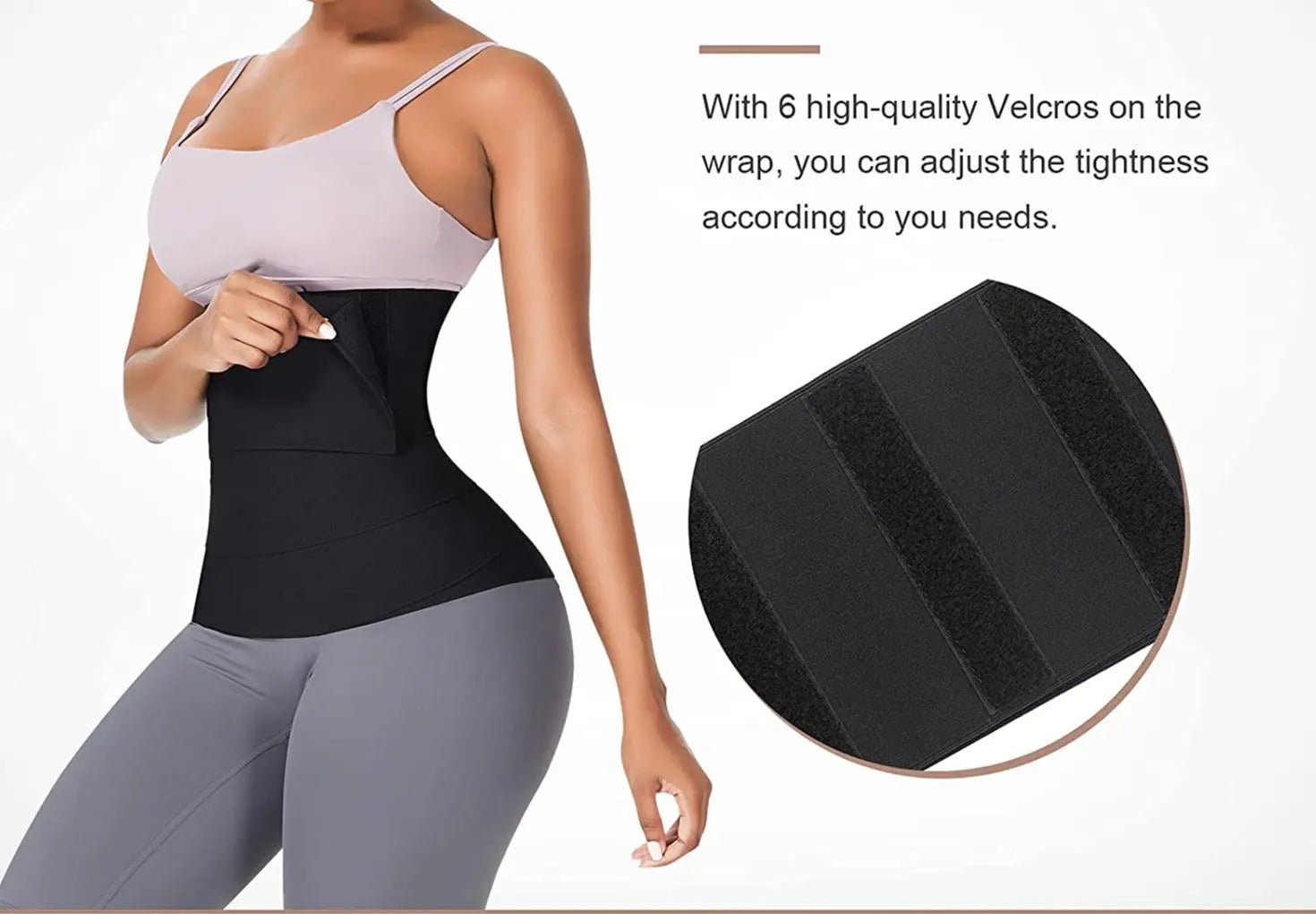 Laila Tummy & Waist Slimming Wrap Belt Trainer - House Of Reese