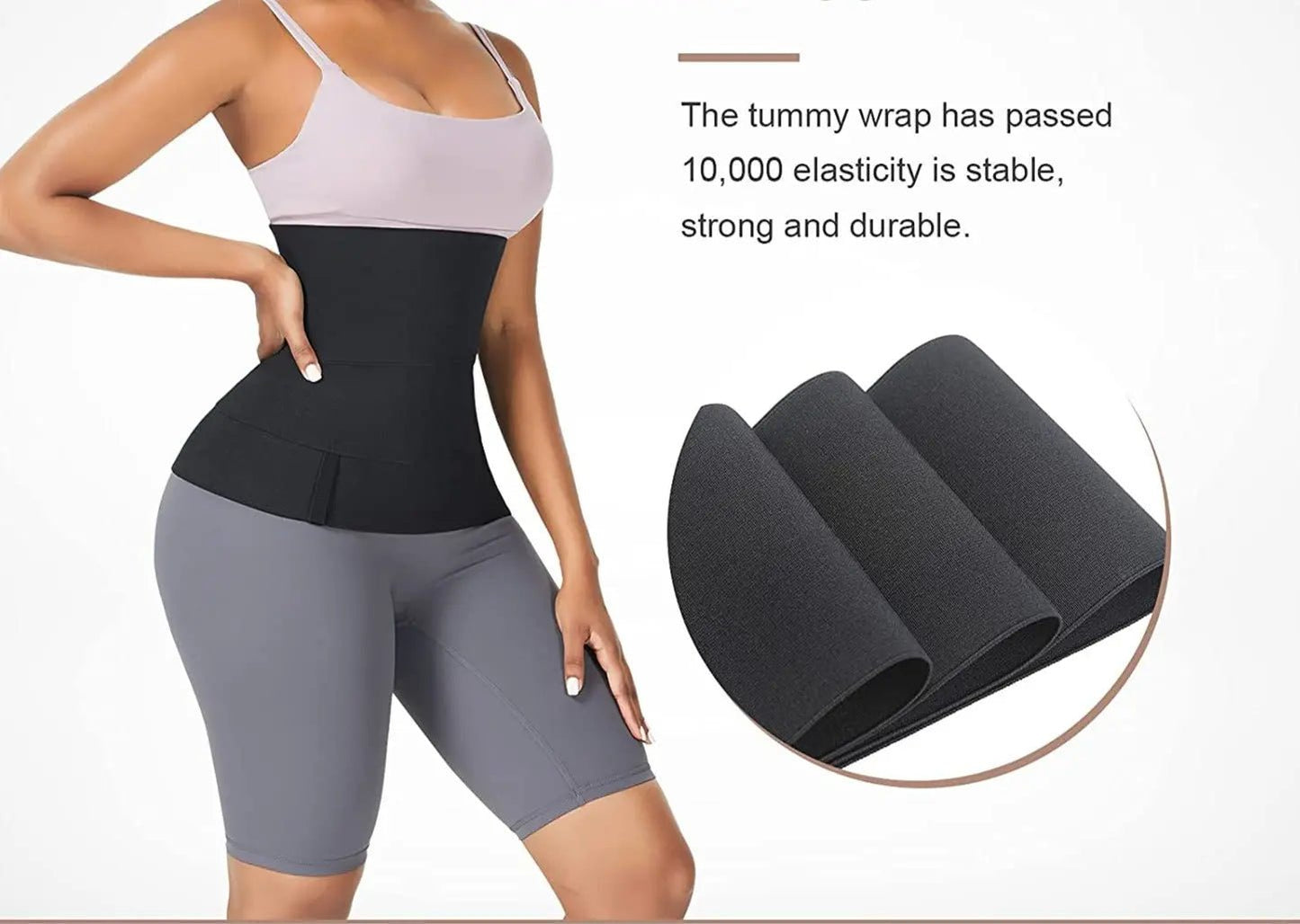 Laila Tummy & Waist Slimming Wrap Belt Trainer - House Of Reese