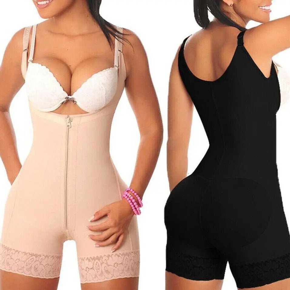 Lucy Tummy Hips Thigh & Bum Shapewear With Hooks & Zip - House Of Reese