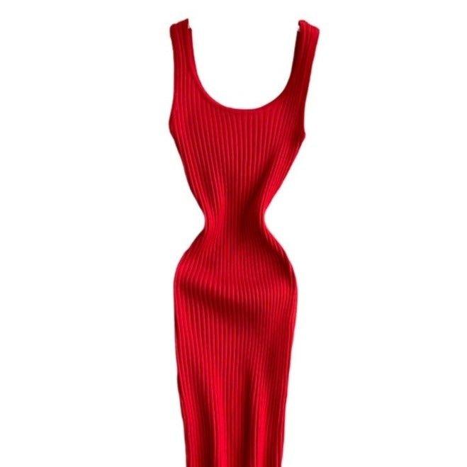 Noella Bodycon Soft Knit Midi Dress - House Of Reese