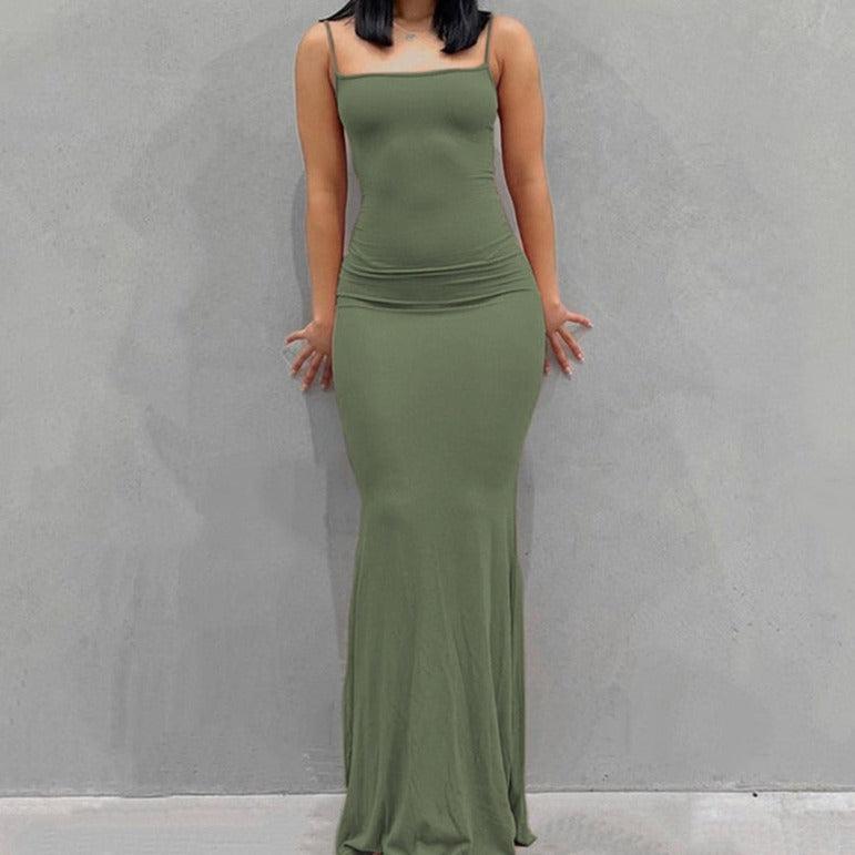 Rachael Bodycon Figure-Hugging Maxi Dress - House Of Reese