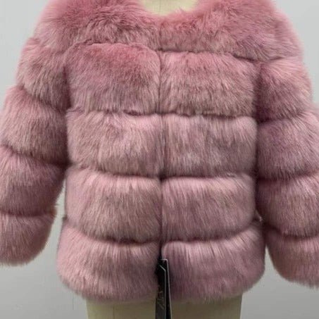 Ria Luxury Faux Fur Coat - House Of Reese