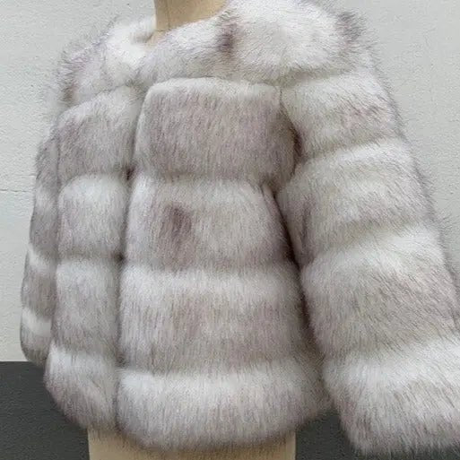 Ria Luxury Faux Fur Coat - House Of Reese