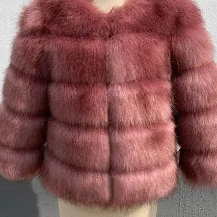 Ria Luxury Faux Fur Coat - House Of Reese