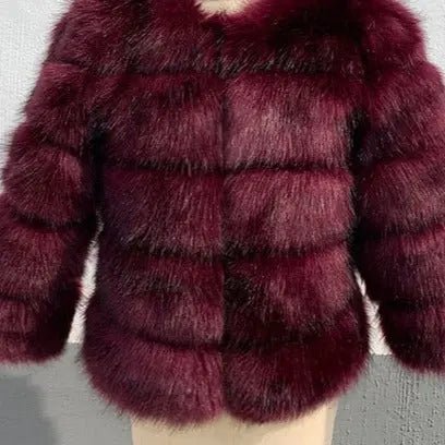 Ria Luxury Faux Fur Coat - House Of Reese